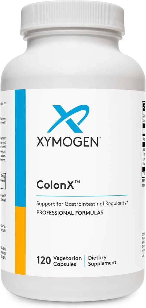 XYMOGEN ColonX Supplement - Citrato de Magnésio, Cabo Aloe, + Cápsulas Triphala para Saúde Digestiva - Suplemento de Magnésio - Gut Cleanse + Suporte de Gut (120 Cápsulas)