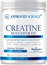 Polvere Monoidrato di Creatina di Scienza Approvato con BioPerine - Supporta la crescita muscolare magra e il recupero - 60 Serve - 5g Per Serving - Non aromaed - Non-OGM, Vegan