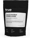 True Nutrition Grass Fed Beef Protein Power Isolate - 29 g Paleo, Keto, Carnivore Beef Protein per Serving - Zero Carb, Fat Free, Gluten Free, Dairy Free, Soy Free - Chocolate Fudge - 1LB