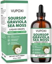 Soursop Multivitamin Liquid Drops Cell Support & Regens, Immune Boost,Dietary Fiber və Sleep, Organic Soursop Özü-Sugar Pulsuz, Non-GMO, 100% Vegan, Gluten-Free-8 Fl Oz/240 ML