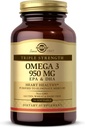 Solgar Triple Strength Omega 3 950 mg - 50 Softgel - Joint & Skin Health onartzen du - Ez-GMO, Gluten Free, Dairy Free - 50 Zerbitzu