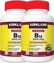 Kirkland Signature B- 12 5000 mcg, 300 tablečių (2 pakuotės)