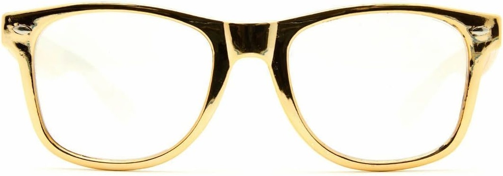 GloFX Ultimate Diffraction Glasses - Gold - 3D Prism Rainbow Effect - Great Edm, Фестиваль, Концерт, Фейерверк, Рождественские огни и Rave Accessory - Золотые рамки