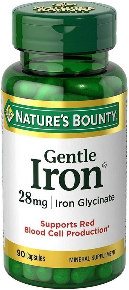 Nature's Bounty Gentle Iron 28 mg 90 капсули