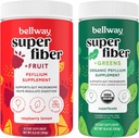 Bellway Super Fiber Powder + Fruit, Raspberry Lemon Super Fiber + Greens