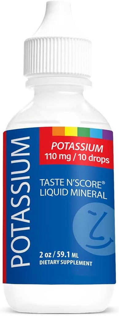 Gust N' Potassili Mirital iònic suplementari; 100% Pure; 110 mg; 72 Servings
