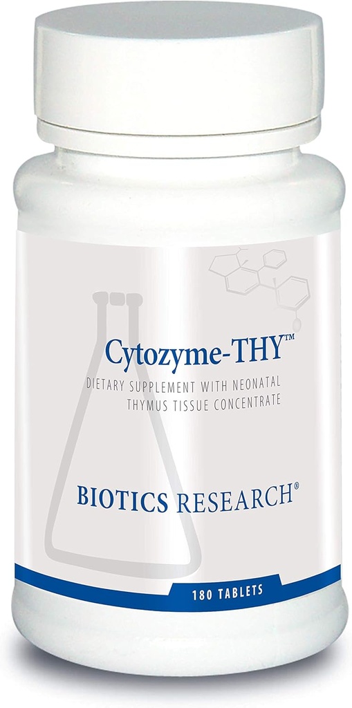 Biotics Research Cytozyme Thy Neonatal Thymus Concentrate, unterstützt Gesundheit der Thymus-Gland, Gesunde Immunantwort und Körper Pathway-Prozesse, unterstützt Immunsystem, 180 Tabletten