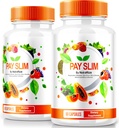 NutraRize (2 Pack) Pay Slim Capsules, PaySlim All-Natural Supplement for Healthy Weight Loss, Premium Formula to Achieve Body and Fitness Goals, Official Reviews (120 Capsules)