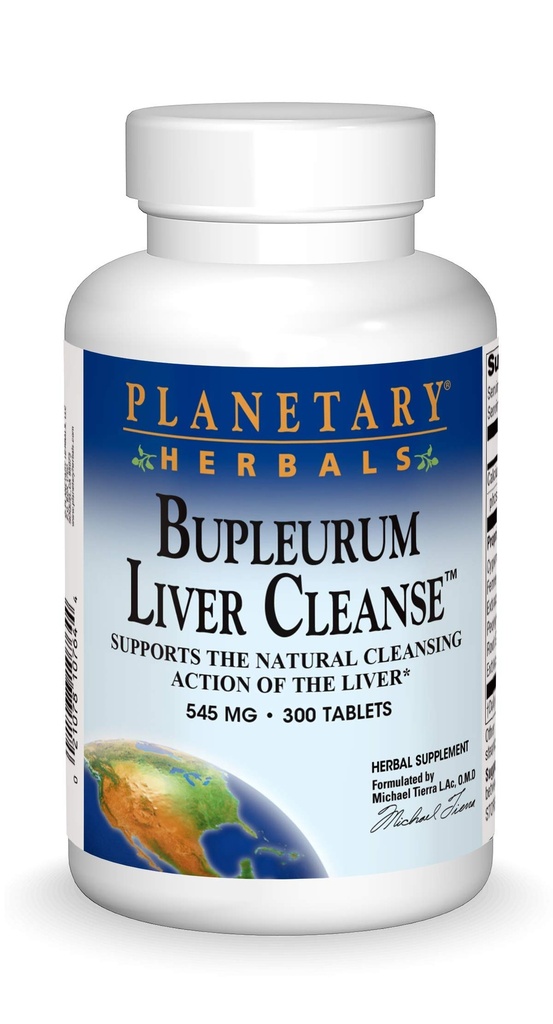 Planetary Herbals: Bupleurum Liver Cleanse 545 mg 300 Tablet