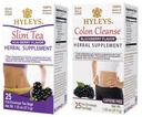 Hyleys Gewichtssupplementen Theebundel - Slim Tea & Colon Cleanse - 50 Theezakken Totaal (2 verpakkingen)