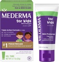 Mederma Scar Gel pentru copii - Reduce aparitia cicatricilor vechi si noi din taieturi, Burns, Chirurgie, Insecte Bite & Scrapes, Grape Scented, Merge pe Purple & Rubs in Clear, Vârste 2+, 0.70 Oz