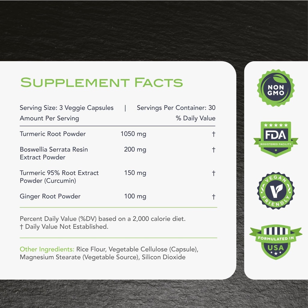 KarMD Comfort Guard X24 | Joint & Movement Support Supplement | Turmeric Curcumin, Boswellia & הג'ינג'ר | Ease Pain Discomfort & Joint Stiffness