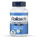 Rolaids Ultra Strength Antacid Chewable Tablets, Mint, 72-Count
