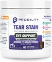 Nootie Progility Tear Tabir untuk Anjing, Advanced Eye Health Formula, Helling Minimalkan Tear Stains, 80 Chews, Terjual di lebih dari 5.000 Vet Clinics dan Pet Stores Worldwide