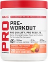 GNC Pro Performance Pre Workout Powder pre mužov a ženy, Energia, Hydratácia, Zaostrenie, bez cukru, Gluten Free, Performance Supplement, Tropical Fruit Punch, 30 Servings