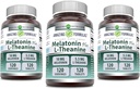 Verbazingwekkende Formules Melatonine 10 Mg Plus L-Theanine 5.5 Mg Supplement 