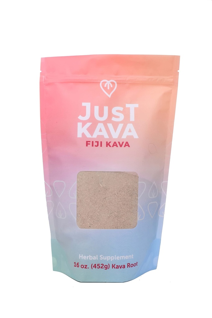 Just Kava Fiji Kava Herbal Supplement 16 OZ (452g)