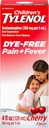 טירנול נוזלי אוראלי של ילדים סובלים מכאב Reliever & Fever מקטין עם Acetaminophen, Aspirin-, Ibuprofen - High Fructose Corn Syrup- & Dye-Free, Cherry, 4 Fl. Oz.