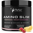 RAW Synergies Amino Slim - Active Lifestyle Supplement for Metabolic & Mindful Eating Support - Muscle & Energy Support - Sugar-Free & Vegan - Raspberry Lemonade - 20 Servings