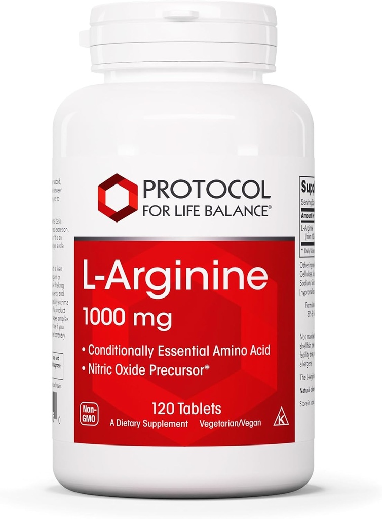 PORCOL CHO KINH THÁNH ĐÃ TRỞ L-Aginine 1,000mg - Amino acid - Urea Detox - Bảo vệ Protein - 120 Veg Caps