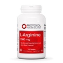 PROTOCOL FOR LIFE BALANCE L-Arginine 1,000mg - Amino Acid - Urea Detox - Protein Protection - 120 Veg Caps