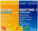 HealthA2Z ® Daytime and Nighttime Is124; Cold & Flu Medicine S124; Powerful Multi- Symptom Daytime and Nighttime Relief (24 Daytime & 12 Nighttime Softgels) (Daytime & Nighttime Combo (36 Count Pack of 1))