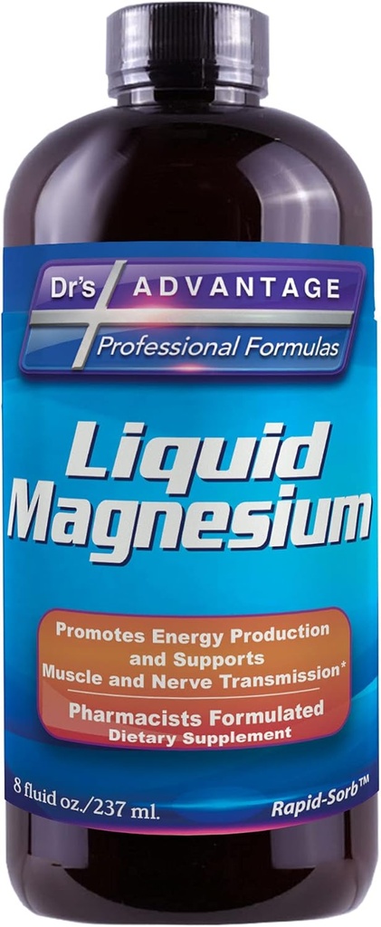 Dr'S fordel flytende magnesium Supplement - for kvinner og menn, ikke-GMO, 8 Oz [Helse og skjønnhet]