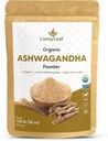 LuxuyLeafOrganic Ashwagandha Root Powder, Não-GMO & Vegan-Amigo (Ashwagandha Powder)