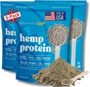 Hemp Protein Powder ← 20G Plant Protein Por Serving ← All Natural Fiber Iron Potassium Magnesium Omega 3 6 9 Silencio Hemp Seeds Superfood  Vegan Gluten Free Kosher Keto (14.8 oz - Pack of 3)