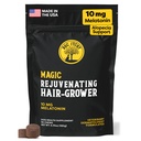 Doc Itchy Rejuvenating Hair-Grower Dog Pet Chews | 10mg Melatonin for Dogs | Hair Growth Booster | Senior Dog Energizer | Calming | Medical-Strength | Food Allergy Safe | Made in USA | 90 Count