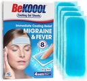 BeKOOOL Migraine Gel Sheets - 4 count