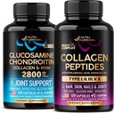 NUTRAHARMONY Glucosamine Chondroitin & Collagen Peptides Kapsler