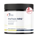 Designs for Health PreTrain NRG Drink Mix - Pre-Workout Powder with Creatine + Green Coffee - Supports Focus, Power + Mental Energy in Athletes - None-GMO, Cherry Lime Flavor (20 Servings / 180g)