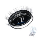 Lashify Curl 12mm Gossamer extensións Eyelash reencher en Ombre Blue, Easy DIY false Lashes para un aspecto natural