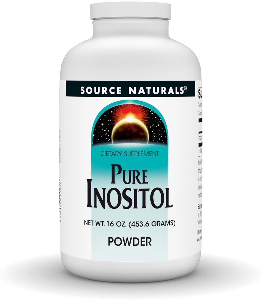 Източник Naturals Pure Inositol, Хранителна добавка - 16 унция прах