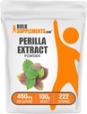 BulkSupplements.com Perilla Extract Powder - Perilla Frutescens Supplement, Herbal Supplement - Vegan & Gluten Free, 450mg zerbitzatu bakoitzeko, 100g (3,5 oz) (1. paketea)
