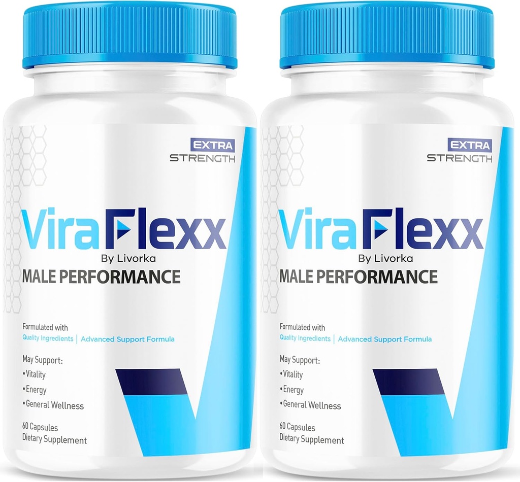 (2 Pack) ViraFlex Pro Capsules for Men, 原ViraFlexx Pro Male 支持药丸全部自然支持总体健康, ViraFlex Premium 高级公式, Vira Flex 评论, 120 Capsules for 2 个月