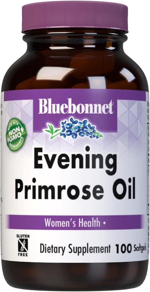 BlueBonnet Ilta Primrose Oil Softgels, 500 mg, 100 Count (743715009189)