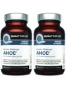 Quality of Life AHCC Kinoko Platinum 750 mg – Premium Immune Support Supplement - Pack of 2, 60 Count Bottles
