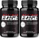 (2 Pack) מקסימום Edge גלולות זכר - קפסולות צוק מקסימלי עבור גברים, שלמות יומית פורמולה עבור בריאות כללית ו Peak Performance, מקסימום Edge Advanced Dietary תוסף, ביקורות (120 קפסולות)
