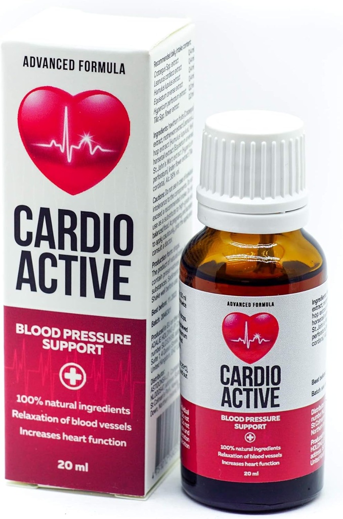 Cardio Active sono gocce naturali per il supporto cardiovascolare