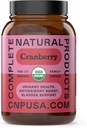 Bio Cranberry Kapseln 500mg | Pflanzenbasiert, Vegan, Non-GMO, Keine Füllstoffe | Unterstützt Urinary Tract & Bladder Gesundheit | Organic Cranberry Powder Supplement