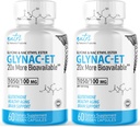 Nature's Fusions GlyNAC-ET NAC Supplement N-Acetyl Cysteine Ethyl Ester - 20x More Bio available - Glycine & N-acetylcysteïne Ethyl Ester Anti Aging Supplement, Boost Glutathion Pack of 2-120 Count