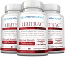 Onartutako Science® UritracTM - UTI euskarria - Cranberry, D-Mannose, Lingonberry - Vegan Friendly - 60 kapsula botilako - 3ko paketea