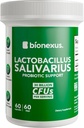 Bionexus ™ Lacrosnillus Salivarius Dietary Supplement - 60- Count, 30 Billlion CFU Oral Progories Duel, Oral and Digetical Wellens, Ammune Boost - Made in USA, Delayed- Rhets
