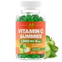 Vitamin C 1000mg Gummies (90 Count) - Maximum Strength Chewable Immune Support & Collagen Support for Adults & Kids - Natural Green Apple Flavor - Gluten Free, Non-GMO, Vegetarian - 90 Gummies