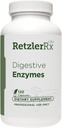 HormoneSynergy Digestive Enzymes 120 Vegetables Capules  clicant Multi àcid resistant, Vegan-Silive Enzymes*