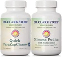 Dr Clark Store Quick para-Zap Cleanse & Mimosa Pudica Krachtige reiniging, Detox Ondersteuning & Gut Health Formule