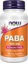 " ملحقات الآن " (Para-Aminobenzoic Acid) 500 mg, B-Complex Family, 100 Capsules
