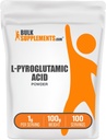 BulkSupplements.com L- Pyroglutaminic Acid Powder - Piroglutaminic Acid Supplements, Amino Acid Supplement - Well- Being, Gluten Free, 1g per Serving, 100g (3.5 oz) (1. csomag)